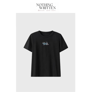 【现货】Nothing Written Narchi休闲宽松圆领短袖T恤女半袖上衣