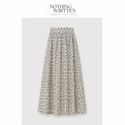 【现货】Nothing Written Narchi亲肤垂顺A字半裙廓形文艺半身裙