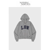 Narchi韩国小众字母宽松连帽卫衣外套 Written 现货 Nothing