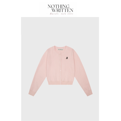 【现货】Nothing Written Narchi针织开衫外套女短款修身长袖上衣
