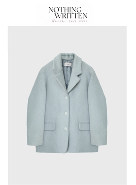 【现货】Nothing Written Narchi韩国ounce单排扣高质感大衣外套