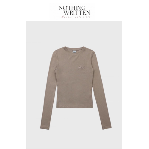 【现货】Nothing Written Narchi美式T恤小众纯色长袖打底衫上衣