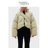 Written Nothing Narchi韩系立领加厚羽绒服宽松廓形外套 现货