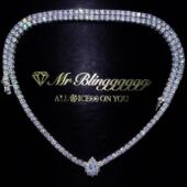 CARTI同款 Mr.Blingggggg欧美嘻哈珠宝 私人定制PLAYBOI 水滴项链