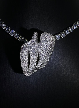 Mr.BlingKanye同款飞燕网球项链