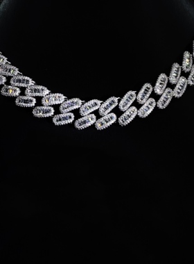 Mr.Bling15mm混合镶嵌古巴链