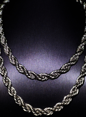 Mr.Bling京刚好10mm不掉色麻花链