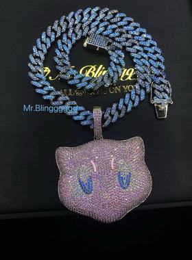 mr.blingggggg情侣白铜18k包金
