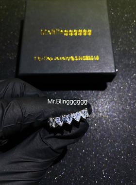 Mr.Blingggggg925银爱心钻石戒指