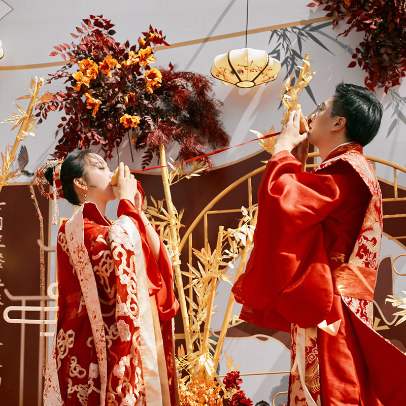 天然葫芦合卺酒杯结婚婚礼道具交杯瓢敬酒杯道具喜庆酒具用品大全