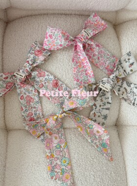 Petite Fleur原创英国Liberty碎花多用途丝巾手柄巾头巾