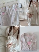 Fleur原创设计 绝美秋季 新款 Petite 碎花家居服睡衣套装