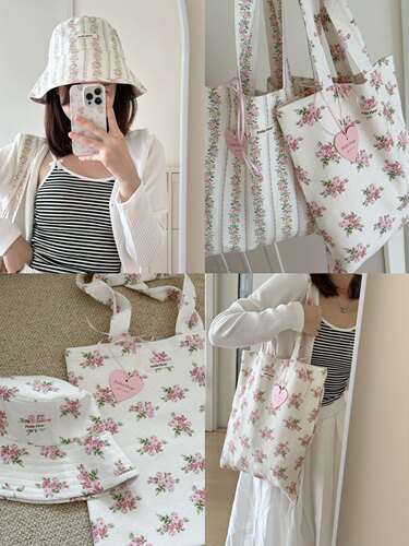 PetiteFleur原创帆布袋碎花