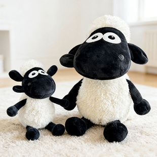 可爱小羊肖恩公仔毛绒玩具儿童睡觉抱枕玩偶布娃娃男女孩生日礼物