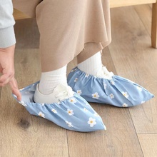 家用室内鞋 套 套机房学生透气舒适布料可反复水洗防滑脚套耐磨布鞋