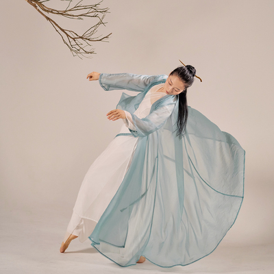粉墨千秋古典舞新中式原创纱衣