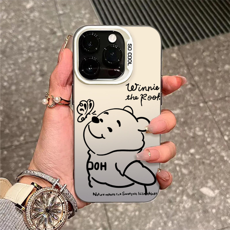 维尼熊适用苹果16promax手机壳iphone15plus趣味14pro迪士尼13小米12红米k70华为pura80mate60保护套荣耀9050