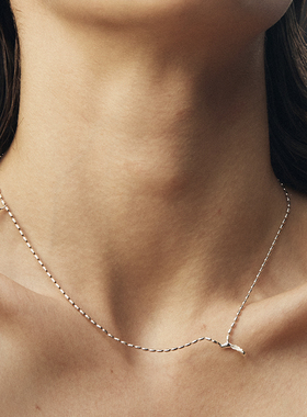 原创设计不规则简约纤细锁骨链