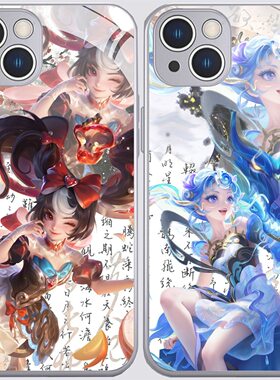 安琪拉颠倒童话魔镜金属漆玻璃手机壳适用于华为荣耀苹果17小米15OPPOreno14红米k90一加TURBO6王者vivoy500i
