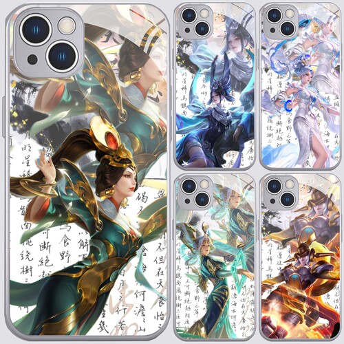 古风王者女娲金属漆玻璃手机壳适用华为荣耀400苹果17promax小米15OPPOreno14一加ACE6/vivoiqooneo11红米k90