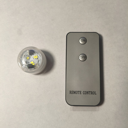 LED纽扣电池小灯迷你白光防水灯手工DIY拼装模型配件氛围灯遥控