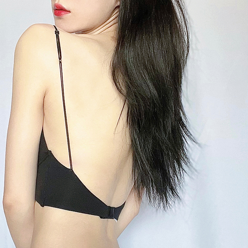 美背法式薄款显上托内衣女夏文胸