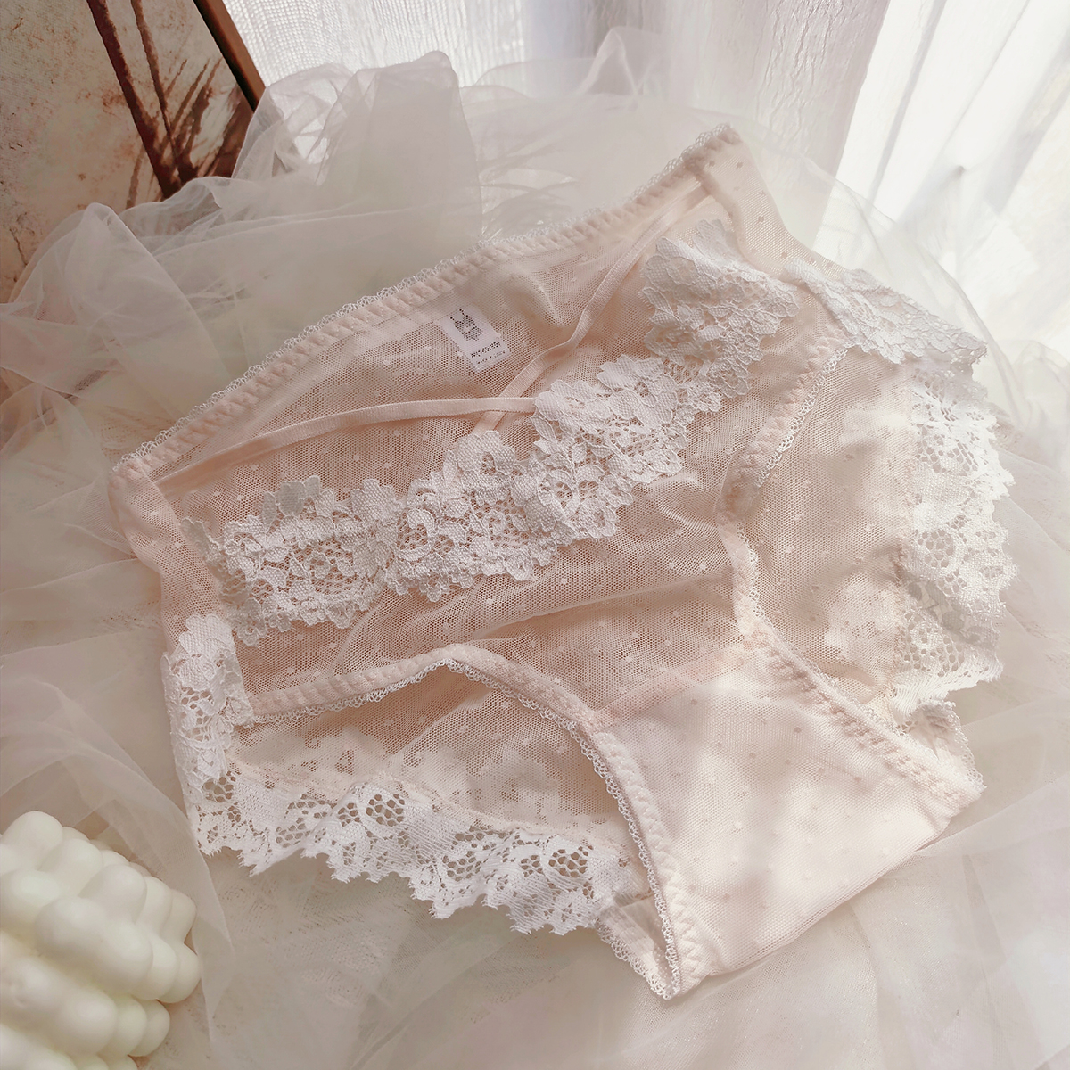 SL内裤高腰蕾丝内裤女