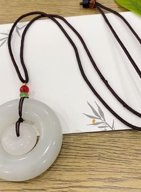 带绳天然玉石简约民族风男女款