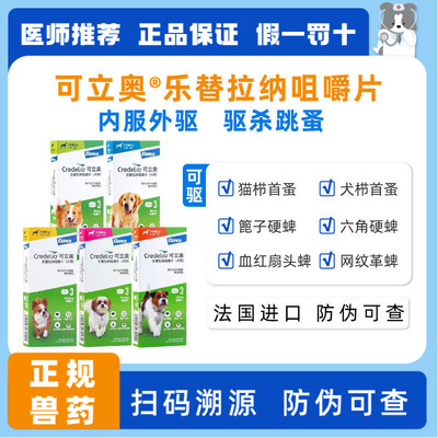 可立奥法国进口狗狗体外驱虫药