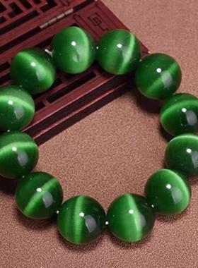 新疆和田玉单圈手链天然绿玉髓