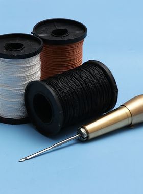 缝鞋专用针和线修鞋工具带钩锥子针钩针上鞋纳鞋底补鞋老式锥子针