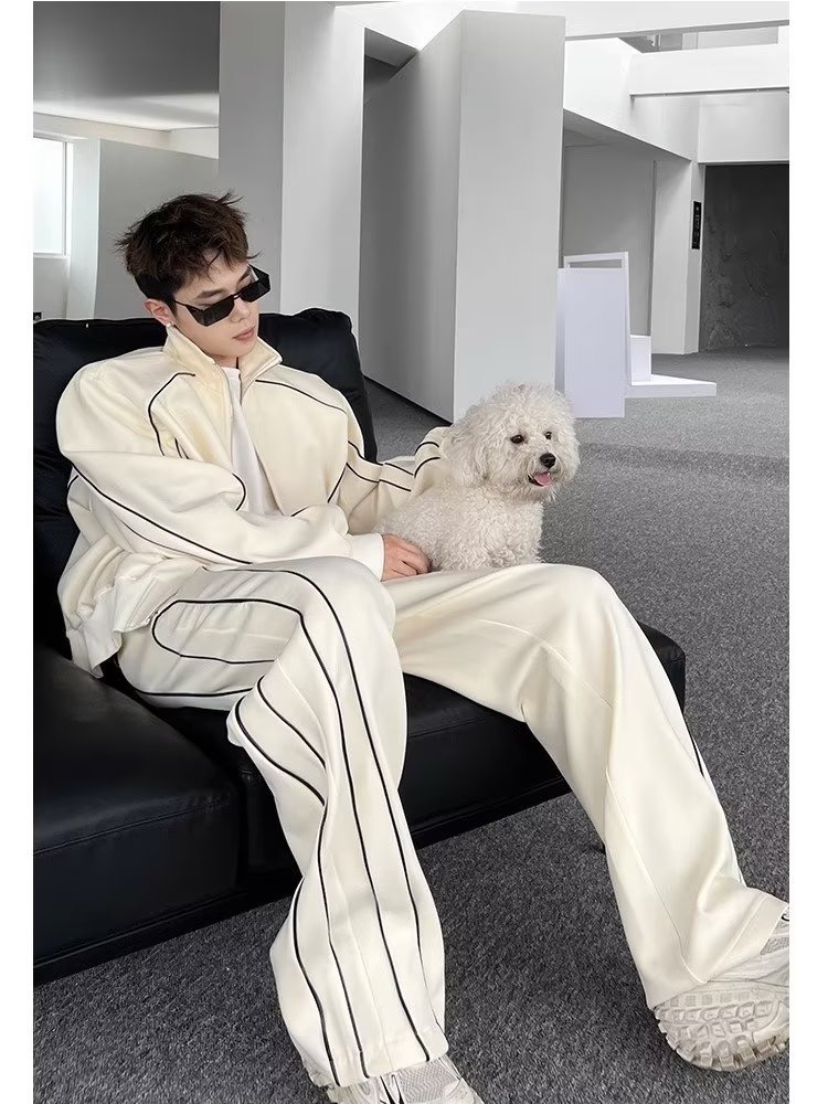 感痞高级帅休闲运动套装