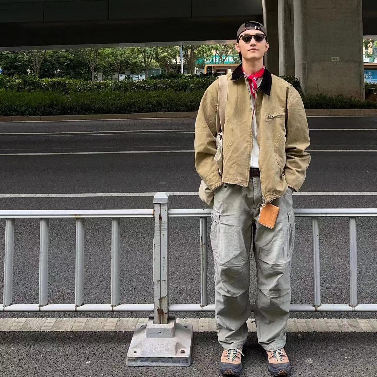 美式复古vibe多口袋机能工装裤