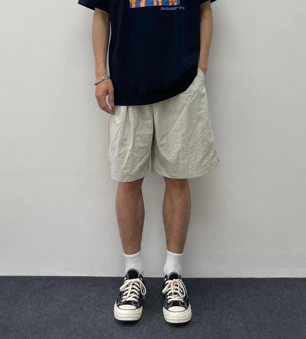 速干短裤男款夏季美式男