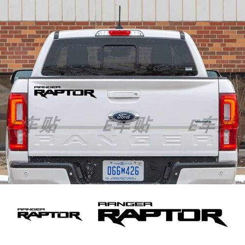 适用于福特Ranger Raptor XLT Lariat皮卡车贴纸车身尾门贴画拉花