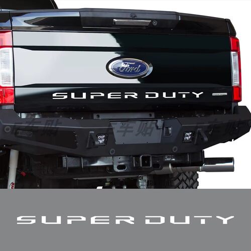 适用于福特Super Duty F250 F350 2017-2019改装卡车尾门贴纸拉花