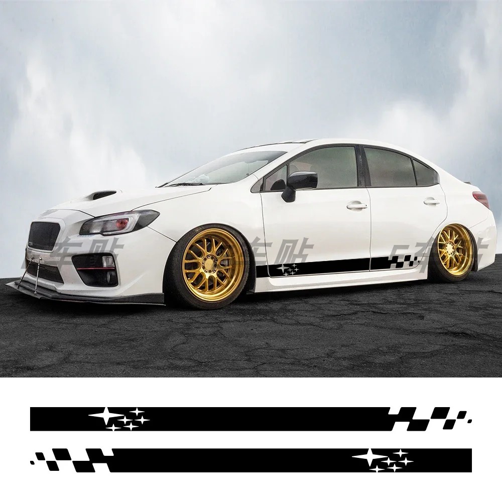 适用于斯巴鲁森林人XV车贴 改装傲虎力狮车身贴划痕刮痕装饰拉花