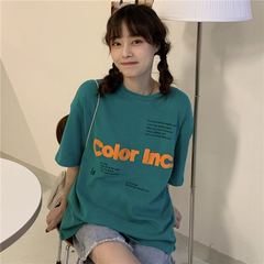 Real shot of Japanese summer new versatile short sleeve T-shirt