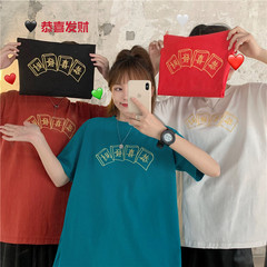 Real shot short sleeve T-shirt for women in early spring