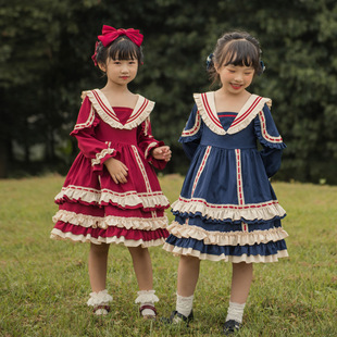 贝蒂小姐 lolita童装op原创正版现货复古宫廷风高腰洛丽塔公主裙