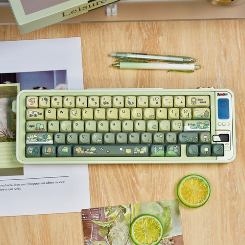 下午小蛙可爱键帽Moa高度PBT材质