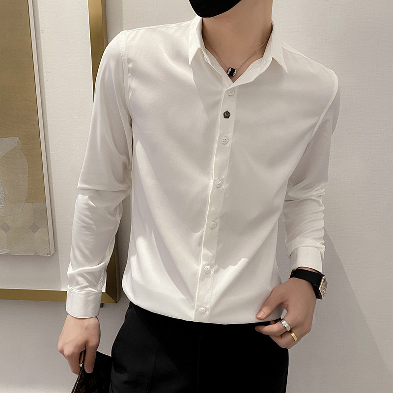 B302CS3332021秋装男士皇图案衬衣社会风,男装衬衫,电商B216（原B302）