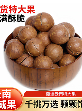 云南坚果夏威夷果2025散装奶油味原味干果仁夏果特大袋装孕妇零食