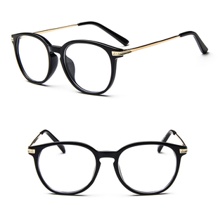 流行复古眼镜框男女金属超轻眼镜架可配近视镜片 时尚