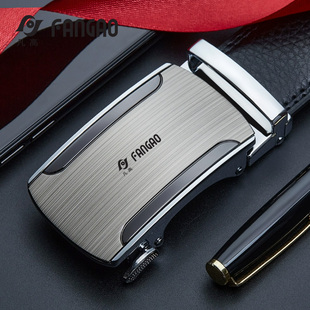 真皮牛皮韩版 男士 潮青年商务自动扣腰带 骆驼X凡高联名系列