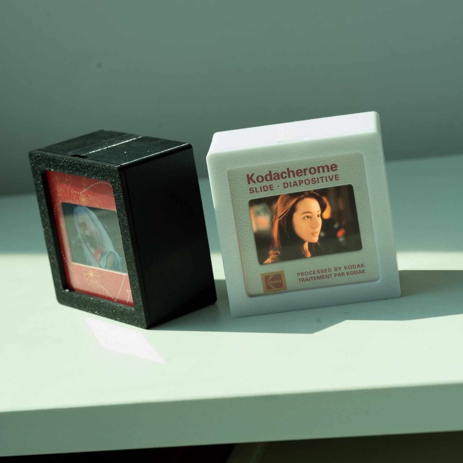 135胶卷观片灯光影片反转胶片相框摆件高清底片胶片夹拍拍小夜灯