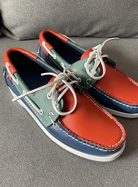 外贸手工牛皮鞋PLDNAKUM SEBAGO帆船鞋休闲皮鞋司机鞋豆豆鞋潮牌
