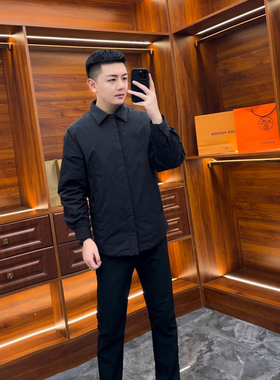 商小鸟90％鹅绒男士羽绒服 老钱风冬季户外休闲防风翻领外套夹克