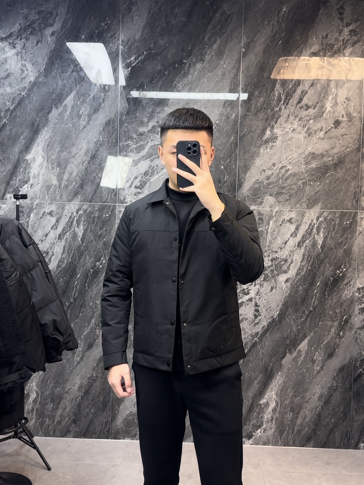 商务休闲加厚棉服冬季