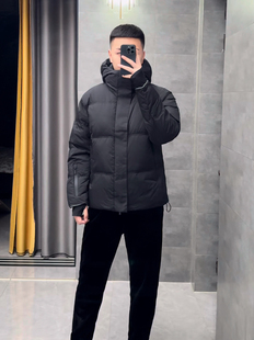 天花板羽绒服90绒200克国标冬季零下高端好品质男连帽白鸭绒外套